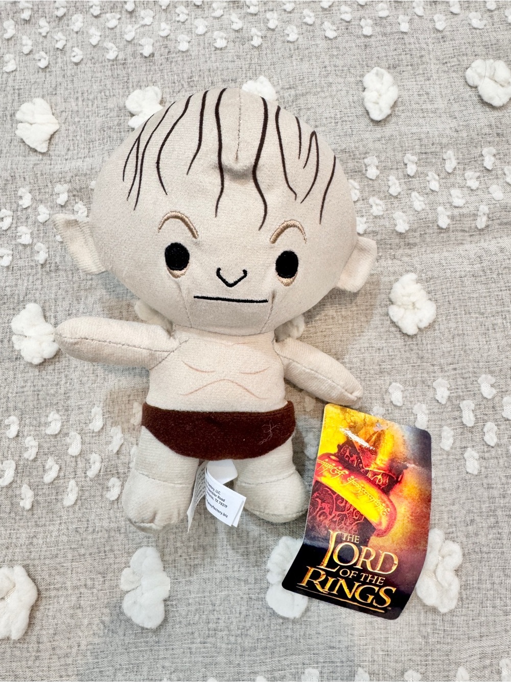 Lord of the Rings Gollum Plush Collectible LOTR Movie Fan Gift Cute 7.8” NWT D66